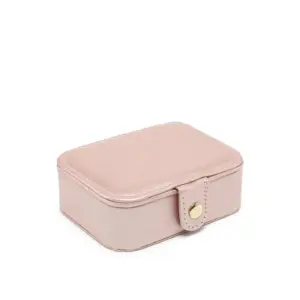 Press Stud Closure Mini Jewellery Storage Box Pink