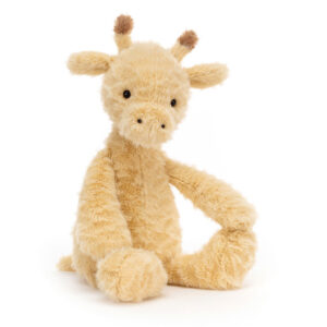 Jellycat ROLP3GE Rolie Polie Giraffe Textured Plush Sitting Soft Toy