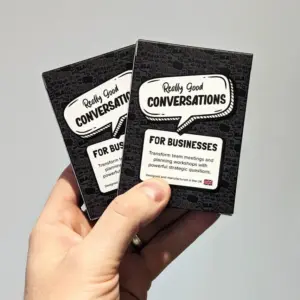 Really Good Conversations Trivia Card Game for Businesses