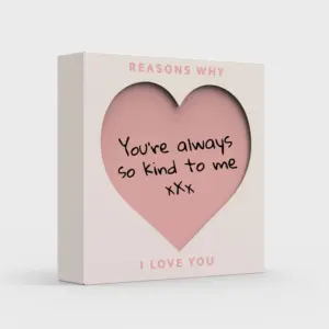 Reasons Why I Love You - Personalised Cards Gift