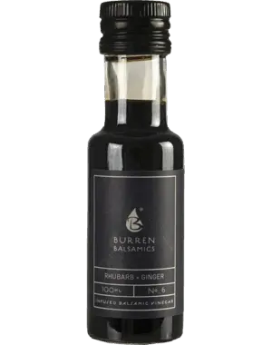 Rhubarb and Ginger Infused Balsamic Vinegar - 100ml Delight