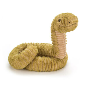 Jellycat SL2S Slither Snake Green and Beige Textured Plush Soft Toy