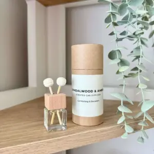 Luxury Scented Car Diffuser Sandalwood & Amber