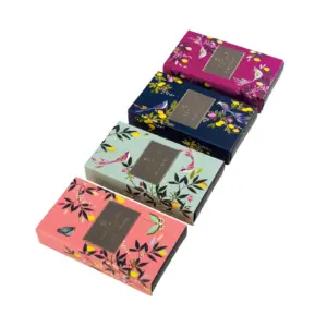 Sara Miller Mini Emery Board Matchbox Coral for On-the-Go Nail Care