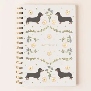 Sausage Dog Notebook Journal - Elegant and Handy Notes