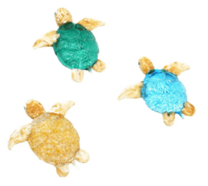 Set of 3 Original Murano Glass Sea Turtles Handcrafted