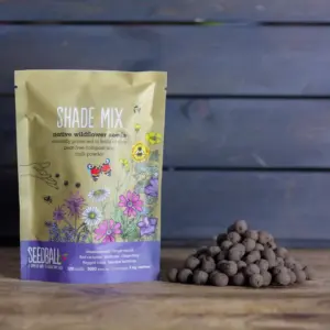Wildflower Seedball Bag - Shade Mix for Vibrant Gardens