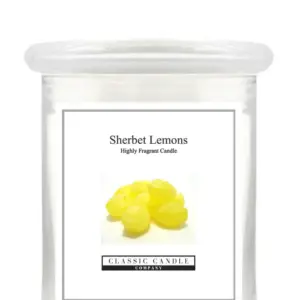 Sherbet Lemon Medium Jar Candle - Zesty & Sweet Fragrance