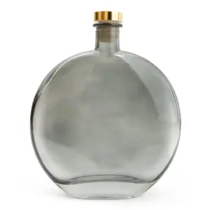 Smokey Black Oval Reed Diffuser Bergamot & Oud Scent 500ml