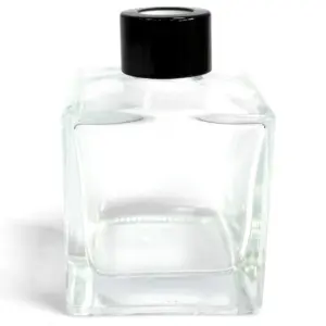 Square Reed Diffuser Bottle - Stylish Aromatherapy Glass