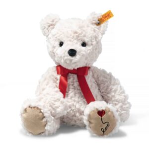 Steiff 113833 Soft Cuddly Friends Jimmy Teddy bear Love with Embroidered Foot