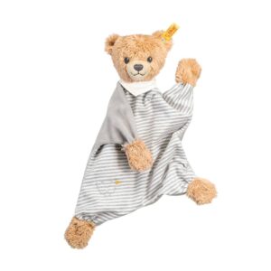 Steiff 239915 Sleep Well Bear Comforter Grey for Baby