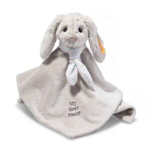 Steiff 242250 Soft Cuddly Friends Hoppie Plush Rabbit Comforter