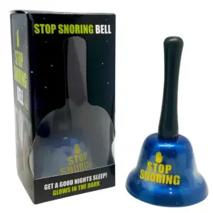 Stop Snoring: Humorous Hand Bell for Peaceful Nights