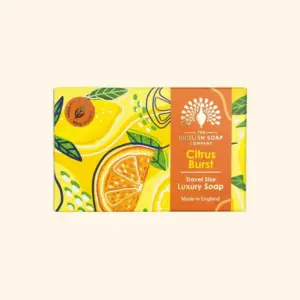 Travel Citrus Burst Mini Soap for Freshness and Energy