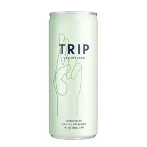 TRIP Lemon & Basil Infused Drink - Refreshing 250ml Beverage
