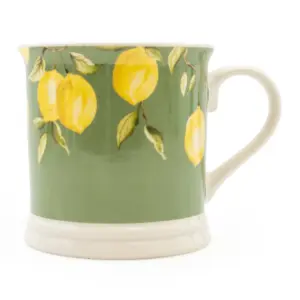 Tankard Sicilian Lemon Orchard Mug - Vibrant Set of 6 Mugs