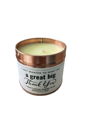 Thank You Tin Candle – A Simple Way to Show Appreciation