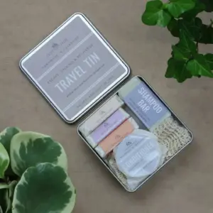 Travel Toiletries Essentials Tin for Convenient Travel