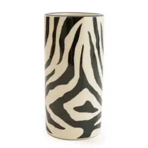 Tumbler Zebra Print - Stylish Bathroom Accessory