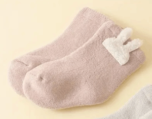 Baby Bunny Socks - Adorable Newborn Pink Socks with Ears