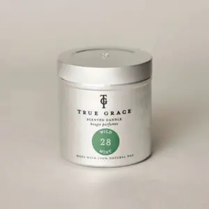 True Grace Wild Mint Tin Candle - Refreshing Scented Candle