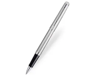 Waterman Hemisphere Stainless Steel Chrome Trim Rollerball Pen