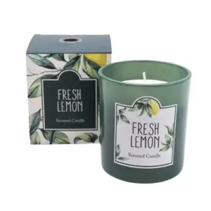 Fresh Lemon Scented Pot Candle with Sicilian Basil & Wild Aroma