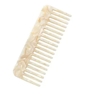 Wide Tooth Comb - Ivory Effect