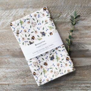 Wild Flower Meadows - Vibrant Tea Towel for Your Kitchen