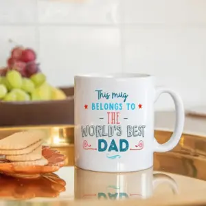 Words Best Dad Mug - Sentimental Gift for Every Occasion