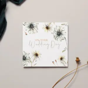 On Your Wedding Day Card - Perfect Greeting for Special Moments