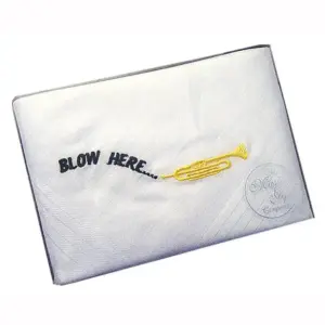 Musical Themed Cotton Handkerchief - Amusing Design