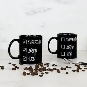 Super Dad Heat Reveal Mug - Perfect Gift for Best Dad
