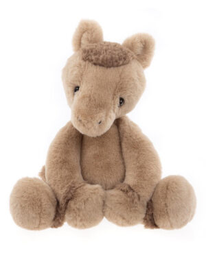 Charlie Bears Bear & Me Clip Clop Pony Sitting Brown Plush Soft Toy