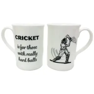 Cricket Lovers Bone China Mug - Perfect for Enthusiasts