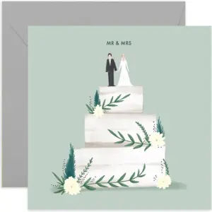 Mr & Mrs Wedding Celebration Card for Special Occasions