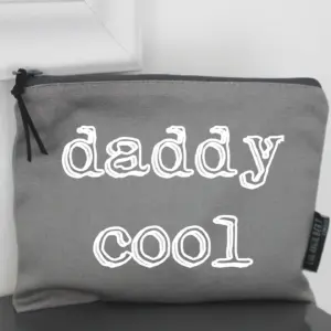 Daddy Cool Zippered Washbag Pouch for Stylish Grooming