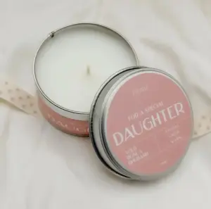 Special Daughter Wild Rose and Rhubarb Candle 100g