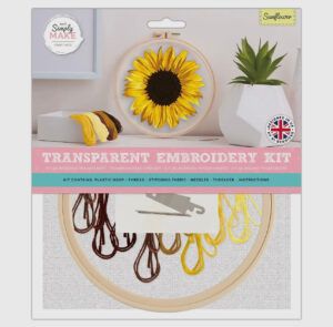 Simply Make Embroidery Kit - Create Stunning Sunflower