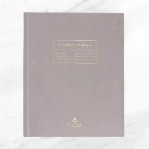 Fitness Journal - Suede Hardcover for Tracking Progress