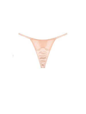 Fleur Du Jour Blush Silk Thong