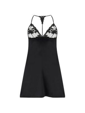 Onyx Silk Babydoll