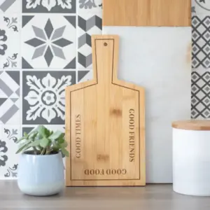 Good Times Bamboo Serving Board - Eco-Friendly Kitchen Style