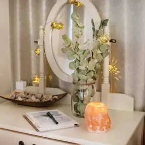 Himalayan Salt Candle Holder 1KG - Natural & Soothing Glow