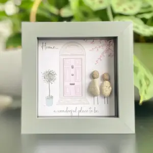 New Home Mini Pebble Artwork Gift | Unique Home Decor