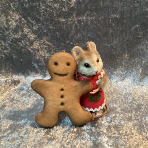 R John Wright Ginger - Christmas Mouse Limited Edition