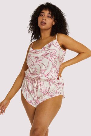 Pink Flamingo Playsuit | UK 14-16 | Kilo Brava