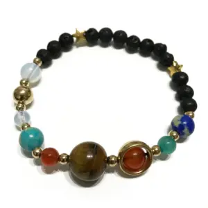Lava Stone Bracelet - Stylish and Colourful