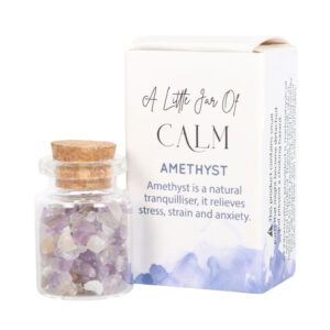 Jar Of Calm: Pocket Sized Amethyst Crystals for Peace